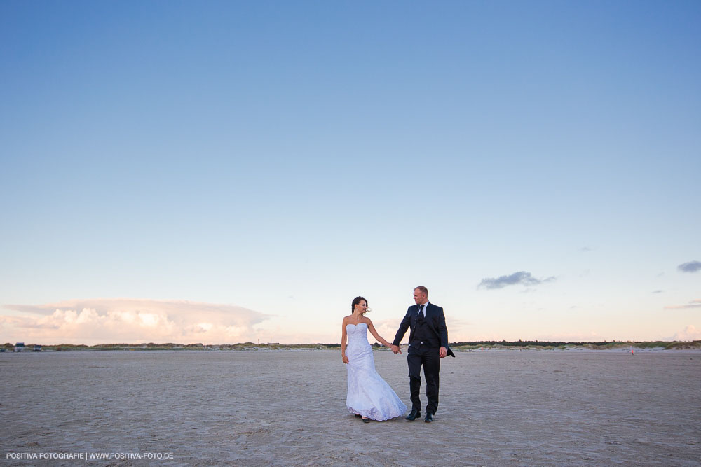 After-Wedding-Shooting Brautpaarshooting mit Olga und Alex in Sankt Peter-Ording an der Nordsee in Schleswig-Holstein - Hochzeitsfotografen Vitaly Nosov & Nikita Kret / Positiva Fotografie