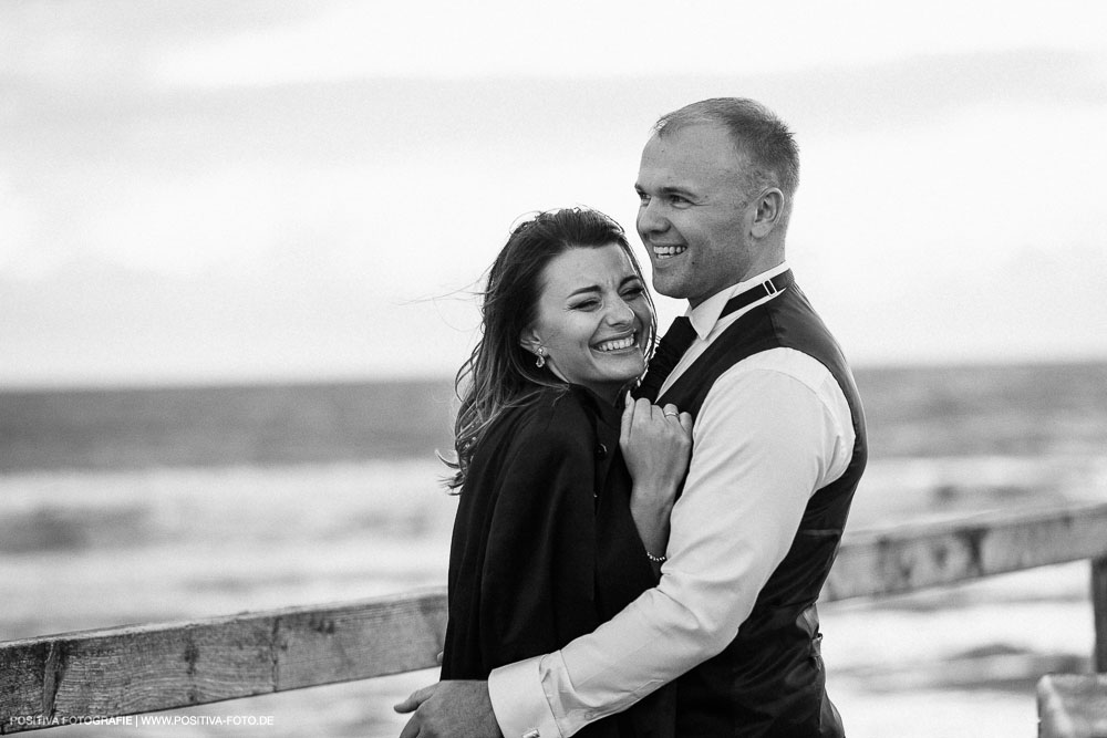 After-Wedding-Shooting Brautpaarshooting mit Olga und Alex in Sankt Peter-Ording an der Nordsee in Schleswig-Holstein - Hochzeitsfotografen Vitaly Nosov & Nikita Kret / Positiva Fotografie