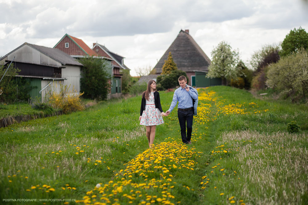 Fotoshooting mit Julia und Walerij im Altem Land - Positiva Fotografie