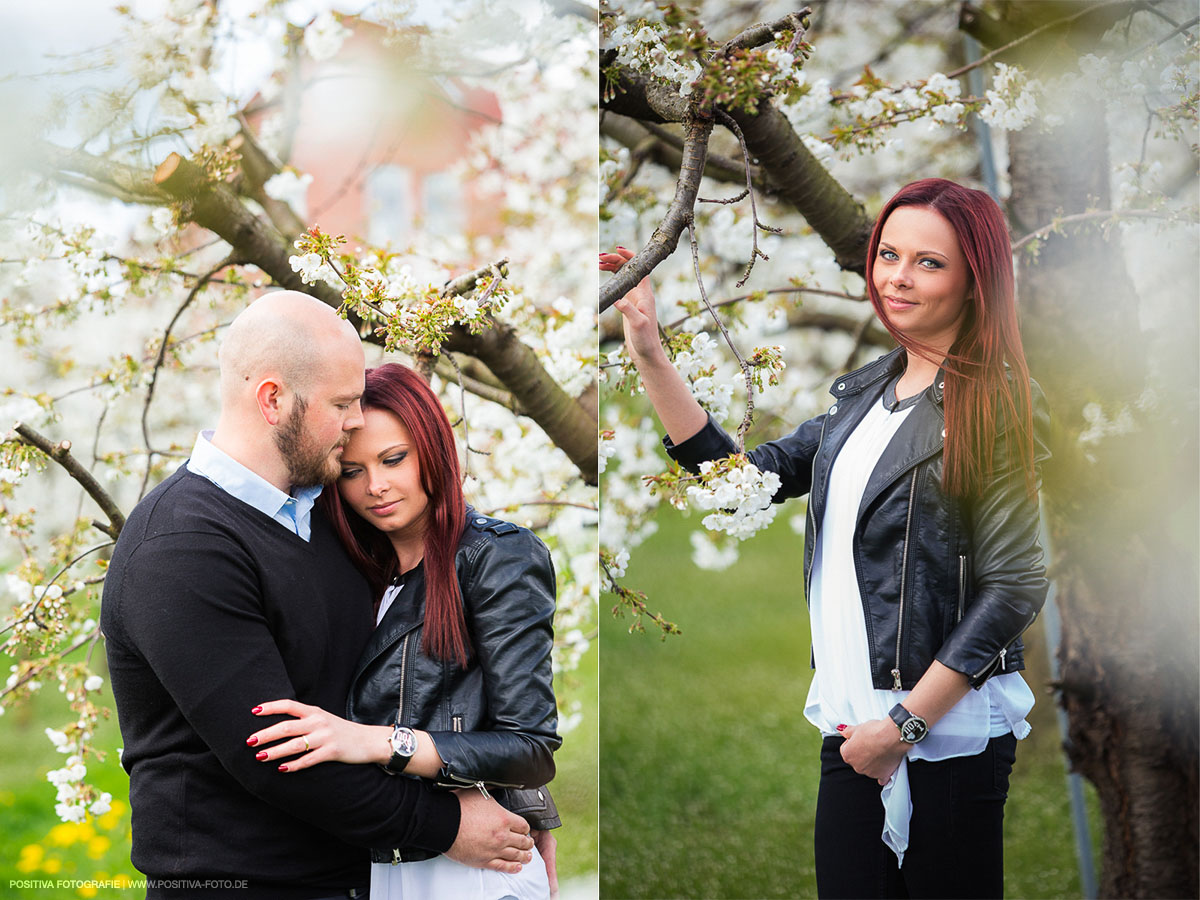 Fotoshooting, Engagementshooting mit Wladimir und Olga - Altes Land, Niedersachsen. Fotografen Vitaly Nosov und Nikita Kret / Positiva Fotografie