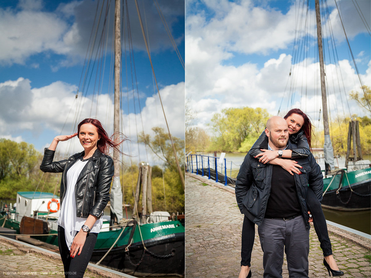 Fotoshooting, Engagementshooting mit Wladimir und Olga - Altes Land, Niedersachsen. Fotografen Vitaly Nosov und Nikita Kret / Positiva Fotografie