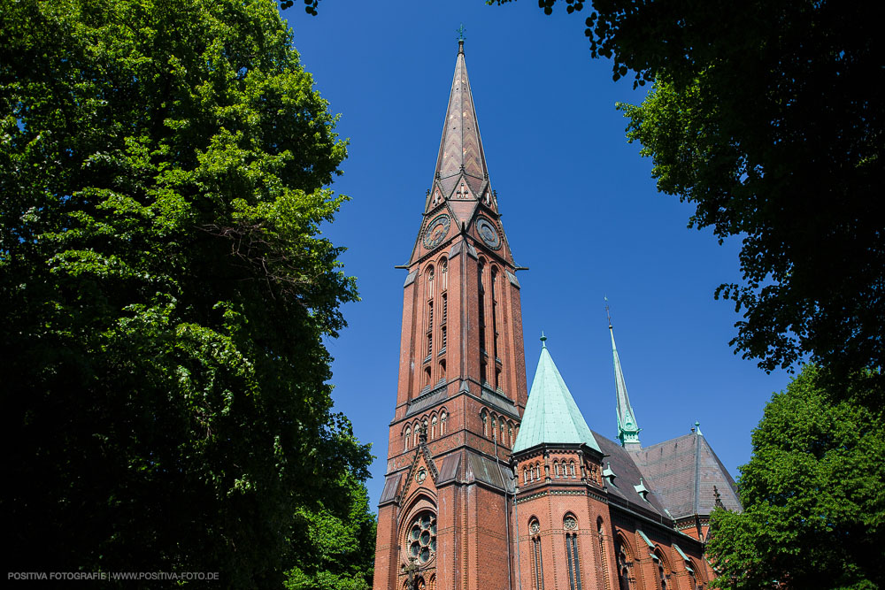 Hochzeitsfotografie: Hochzeit von Anna und Martin in St. Gerdrud-Kirche und Elb-Panorama in Hamburg / Vitaly Nosov & Nikita Kret - Hochzeitsfotograf Hamburg