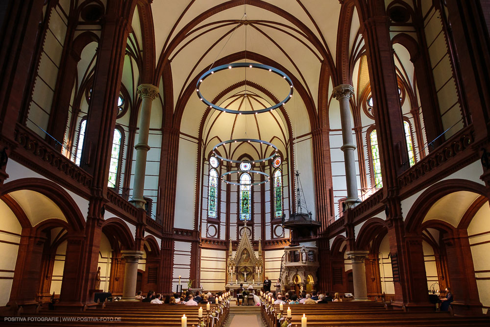 Hochzeitsfotografie: Hochzeit von Anna und Martin in St. Gerdrud-Kirche und Elb-Panorama in Hamburg / Vitaly Nosov & Nikita Kret - Hochzeitsfotograf Hamburg