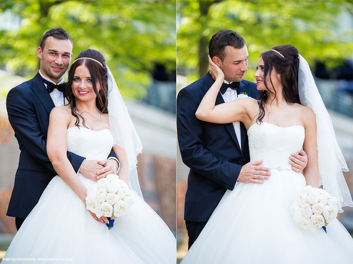 Standesamlische Trauung, Fotoshooting, Hochzeit im Reinbeker Schloss. Hochzeitsfotografen - Fotografen Vitaly Nosov und Nikita Kret / Positiva Fotografie Hamburg