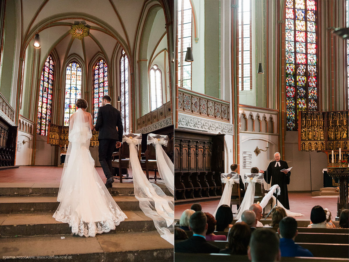 Hochzeitsfotografie, kirchliche Trauung in Lüneburg in Niedersachen