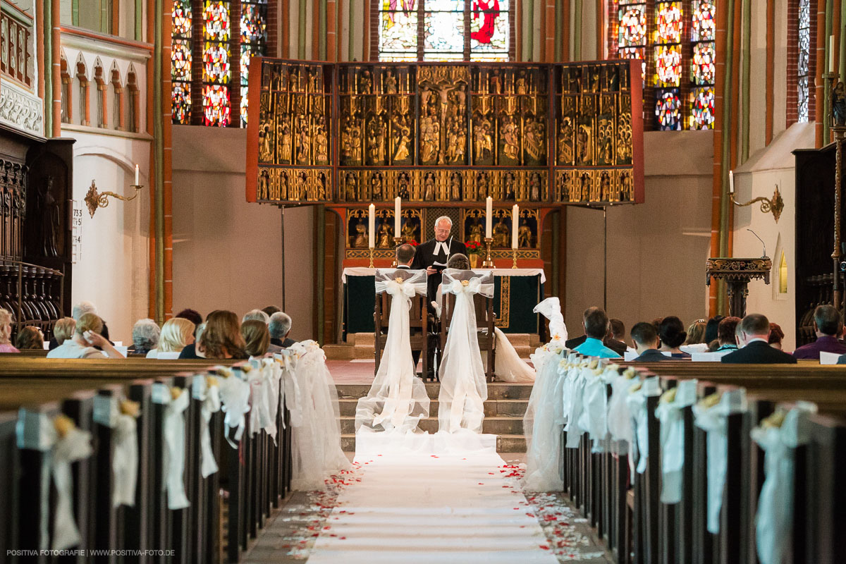 Hochzeitsfotografie, kirchliche Trauung in Lüneburg in Niedersachen