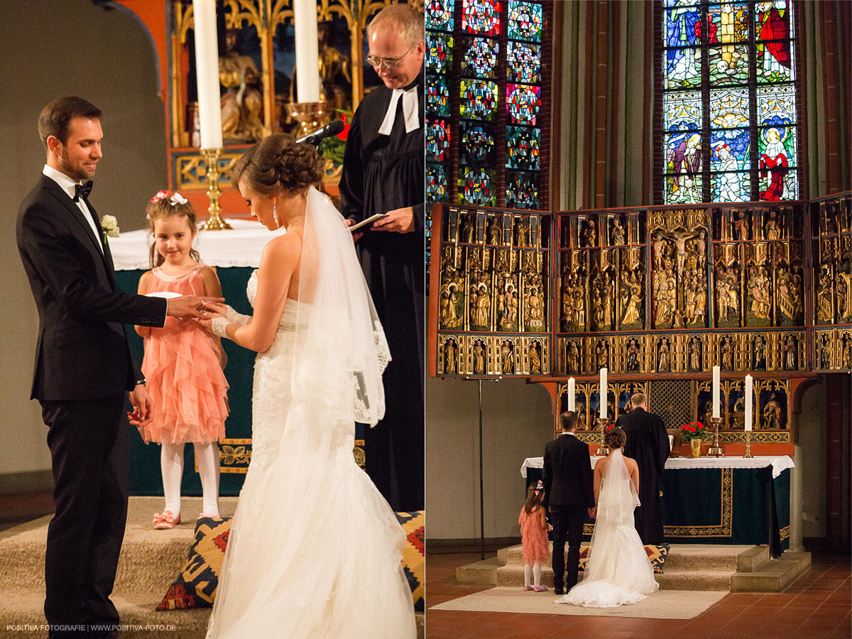 Hochzeitsfotografie, kirchliche Trauung in Lüneburg in Niedersachen