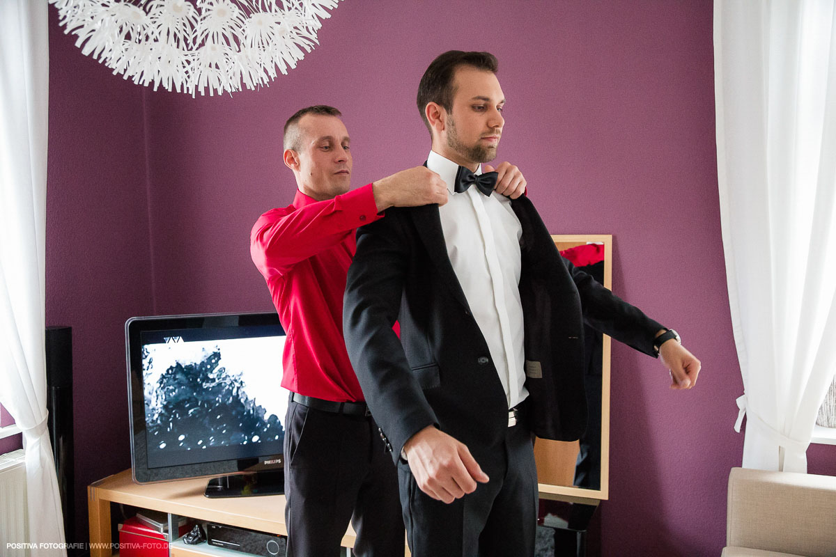 Hochzeitsfotografie, Hochzeit von Katerina und Andre Getting Ready in Geesthachst in Schleswig-Holstein