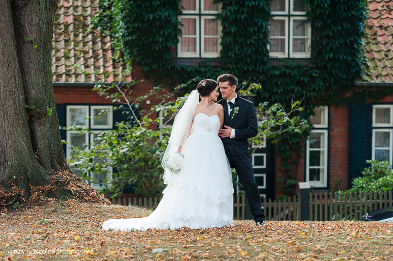 Hochzeit in Schleswig-Holstein. Kirchliche Trauung. Hochzeitsfotograf aus Hamburg Vitaly Nosov und Nikita Kret