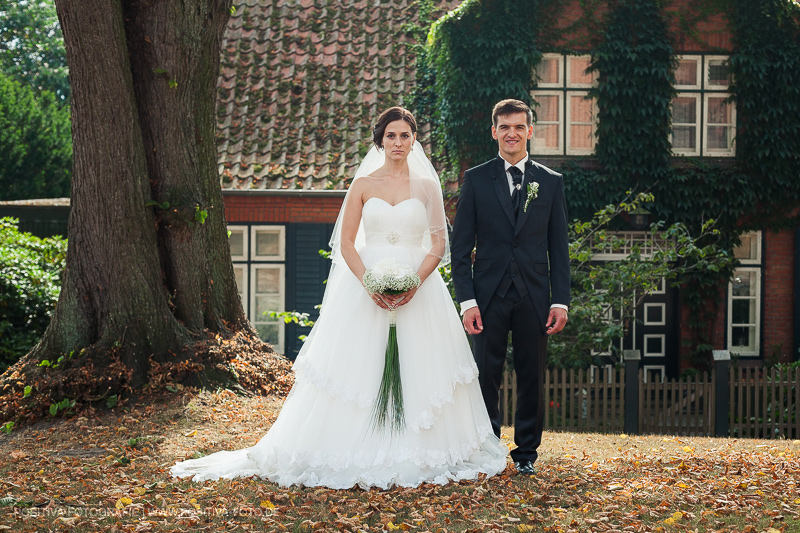 Hochzeit in Schleswig-Holstein. Kirchliche Trauung. Hochzeitsfotograf aus Hamburg Vitaly Nosov und Nikita Kret