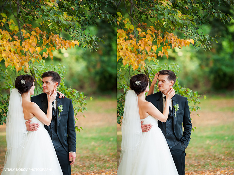 Hochzeit in Schleswig-Holstein. Kirchliche Trauung. Hochzeitsfotograf aus Hamburg Vitaly Nosov und Nikita Kret