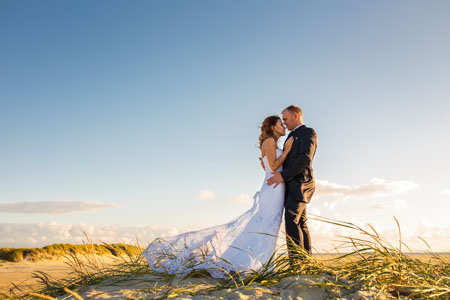 After-Wedding-Shooting Brautpaarshooting mit Olga und Alex in Sankt Peter-Ording an der Nordsee in Schleswig-Holstein